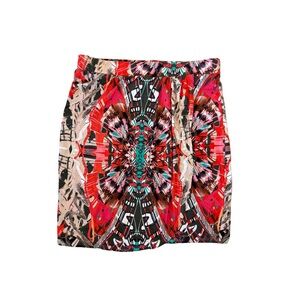 ANTHROPOLOGIE | Maeve Abstract knit wrap skirt- Medium